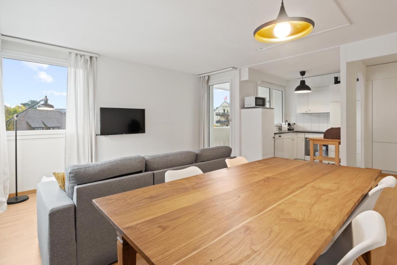 Bright, Central & Modern Apartment Lucerne Luaran gambar