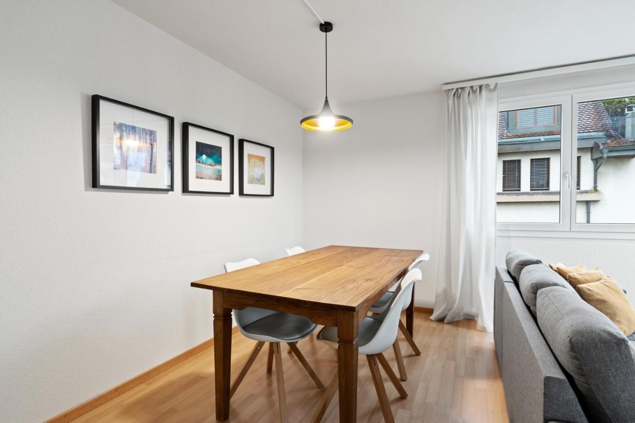Bright, Central & Modern Apartment Lucerne Luaran gambar