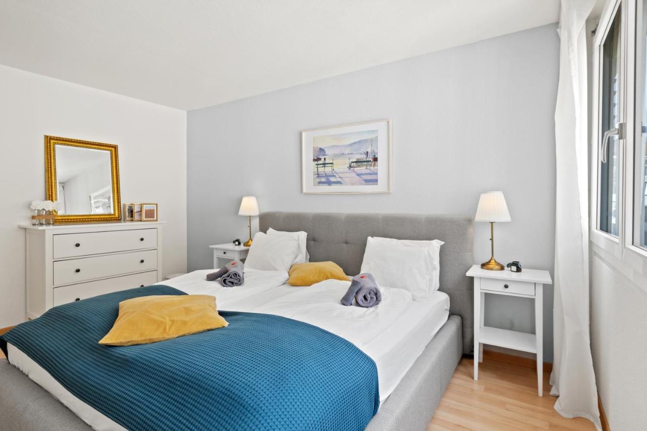 Bright, Central & Modern Apartment Lucerne Luaran gambar